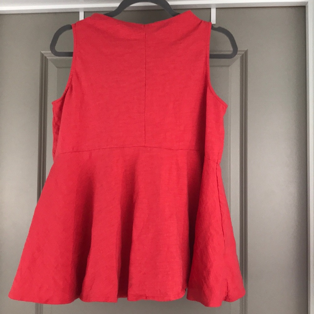 Anthropologie coral swing tank